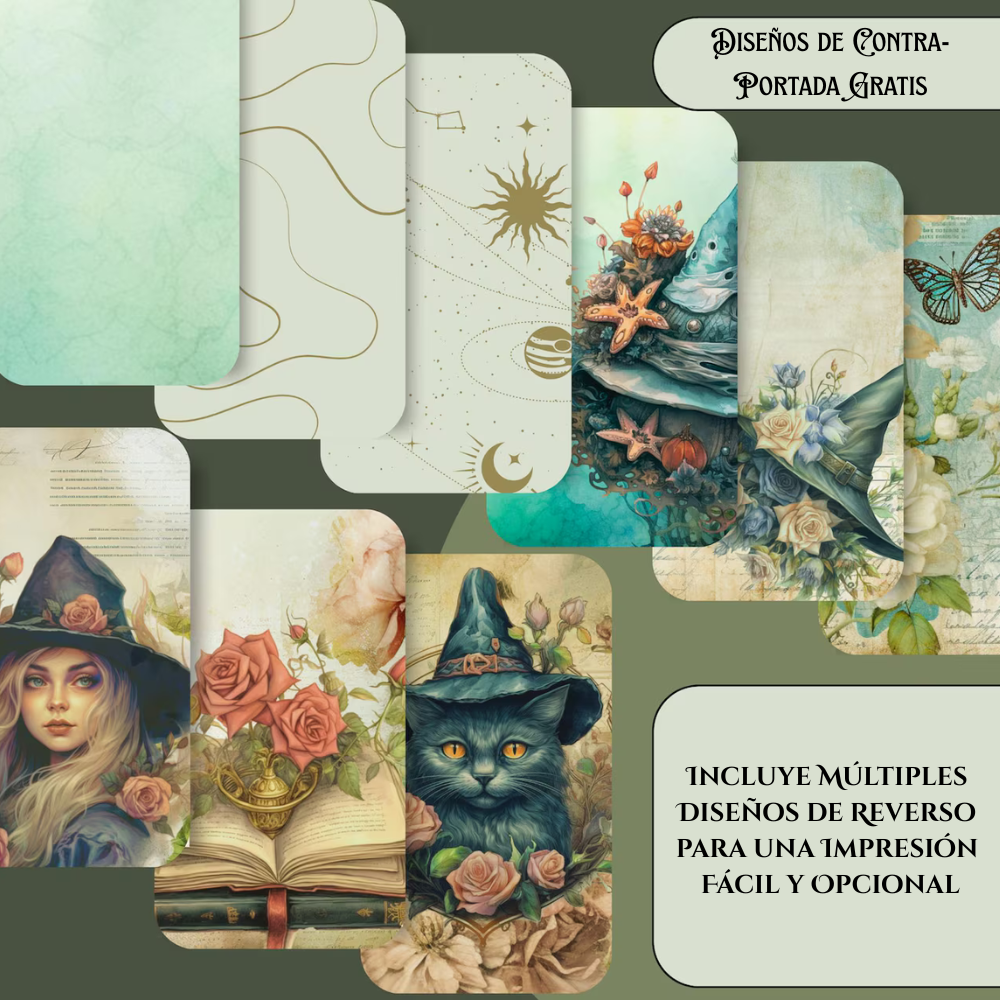 Oráculo de la Bruja Intuitiva 🔮✨ Mensajes diarios para tus decisiones + Diario de Seguimiento y Fondos de Pantalla de Regalo 🎁